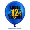 Ballons bleus - 10 pièces - 12ème