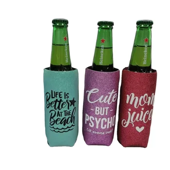 Customize Sublimation Slim  Stubby Holder Beer Can Cooler Sleeve Cup Sleeve Holder