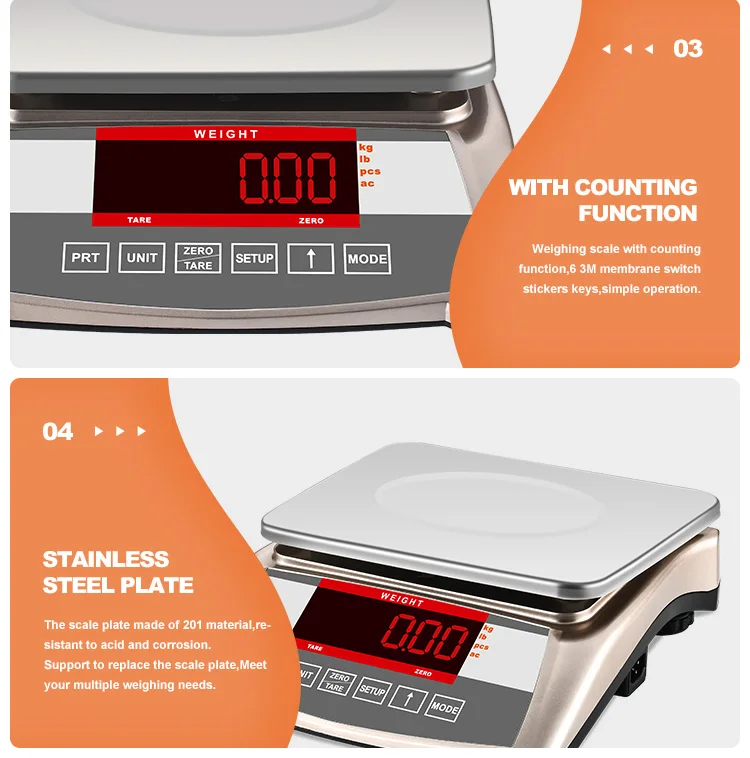 Electronic Digital Weighing Scale Led 15kg Weigh Balance Electronics ...