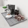 Almohadilla gris dos en uno para máquina de café - Diseño chino - 4830
