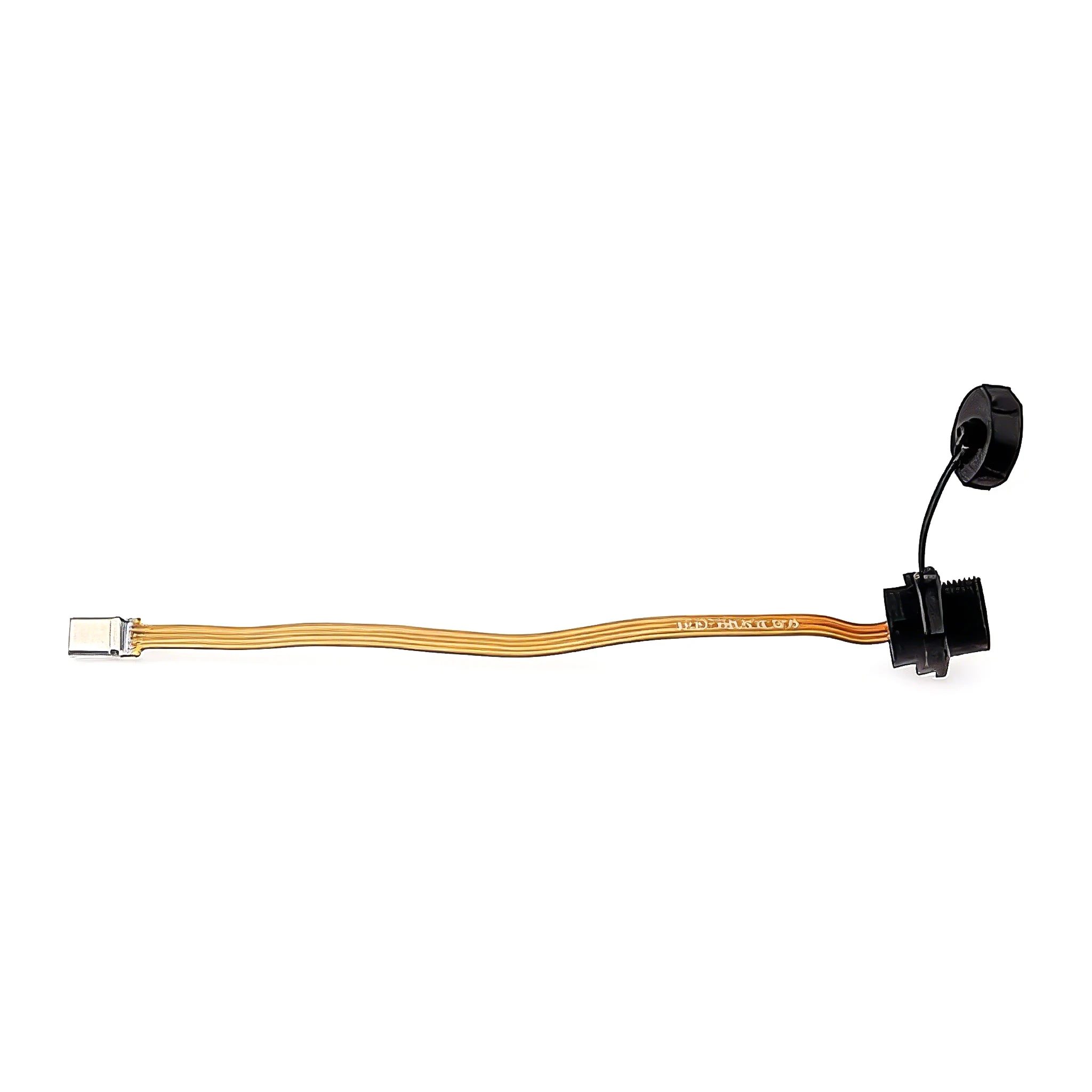 Panel Mount USB Type-C Female Connector With 10cm FPC Cable, USB 3.1 5Gbps 3A High Current Waterproof_voghion.com