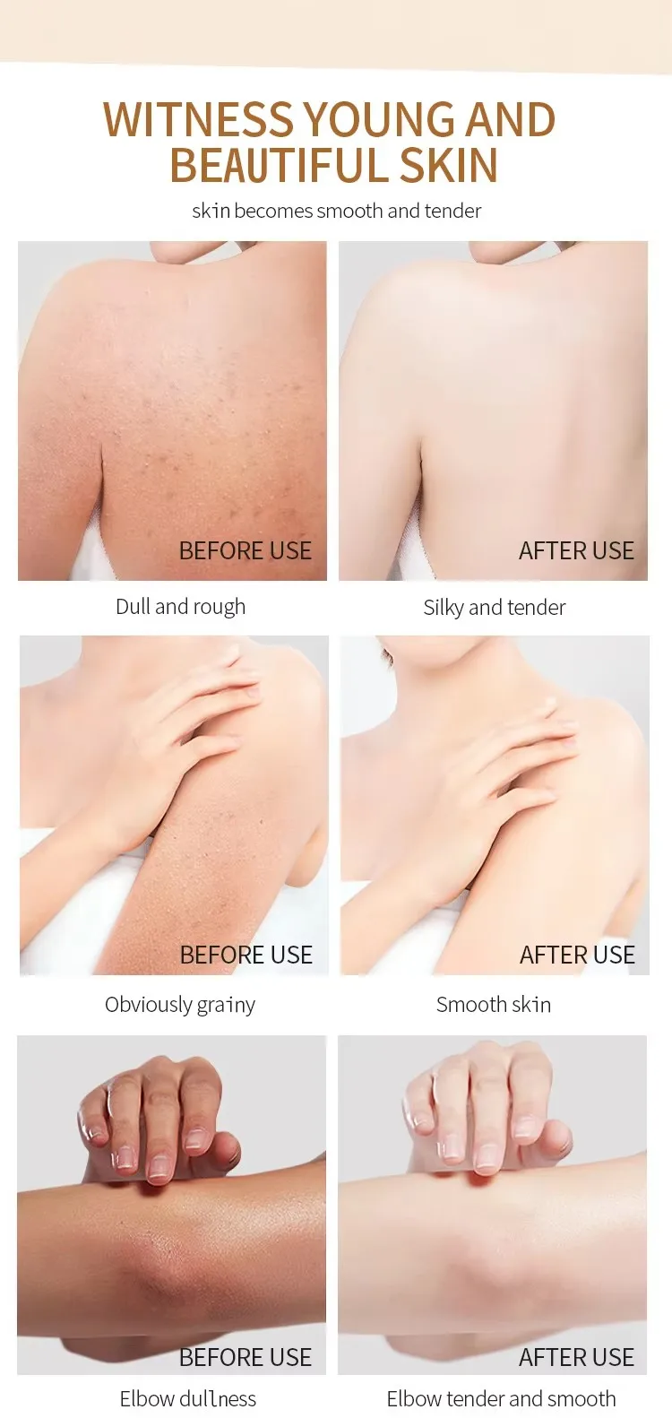 ESTELIN Vitamin C and Turmeric Brightening Anti Aging Body & Face Scrub for Glowing Skin