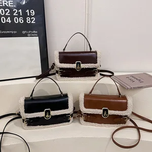 2026 Autumn and Winter New Retro Women's Shoulder Bag Factory Direct Sales PU Leather Cheap Women's Crossbody Bag square Bag