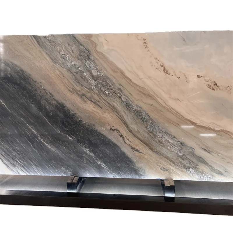 Luksusowy włoski marmurowy płytowy kamień palissandro niebieski do dekoracji ścian wewnętrznych, nowy projekt niebieskiego marmuru do ściany tła, płyty marmurowe z dopasowaniem książkowym