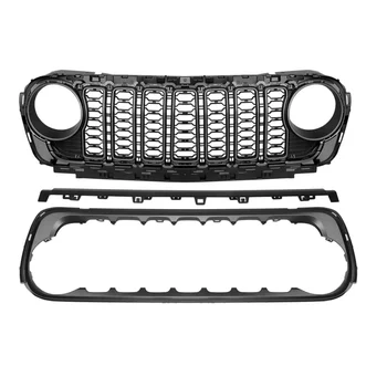 Car front grill front bumper grille for Jeep wrangler JL 2018 to 2024