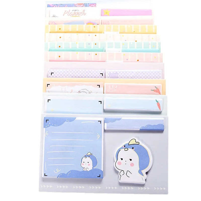 Cute Cartoon Desk Calendar Stickers Creative Students Mark Messages ...