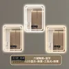Model B - Six-Touch (Bluetooth Music - Defogging - Time & Temperature - Three-Color Dial)