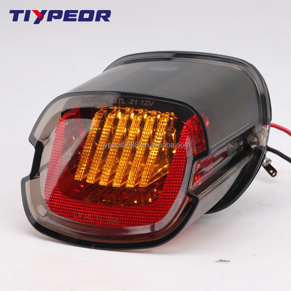 product tiypeor wholesale price hover taillight for harleys davidson tail lights motorcycle led lamp with clear smoked color-9