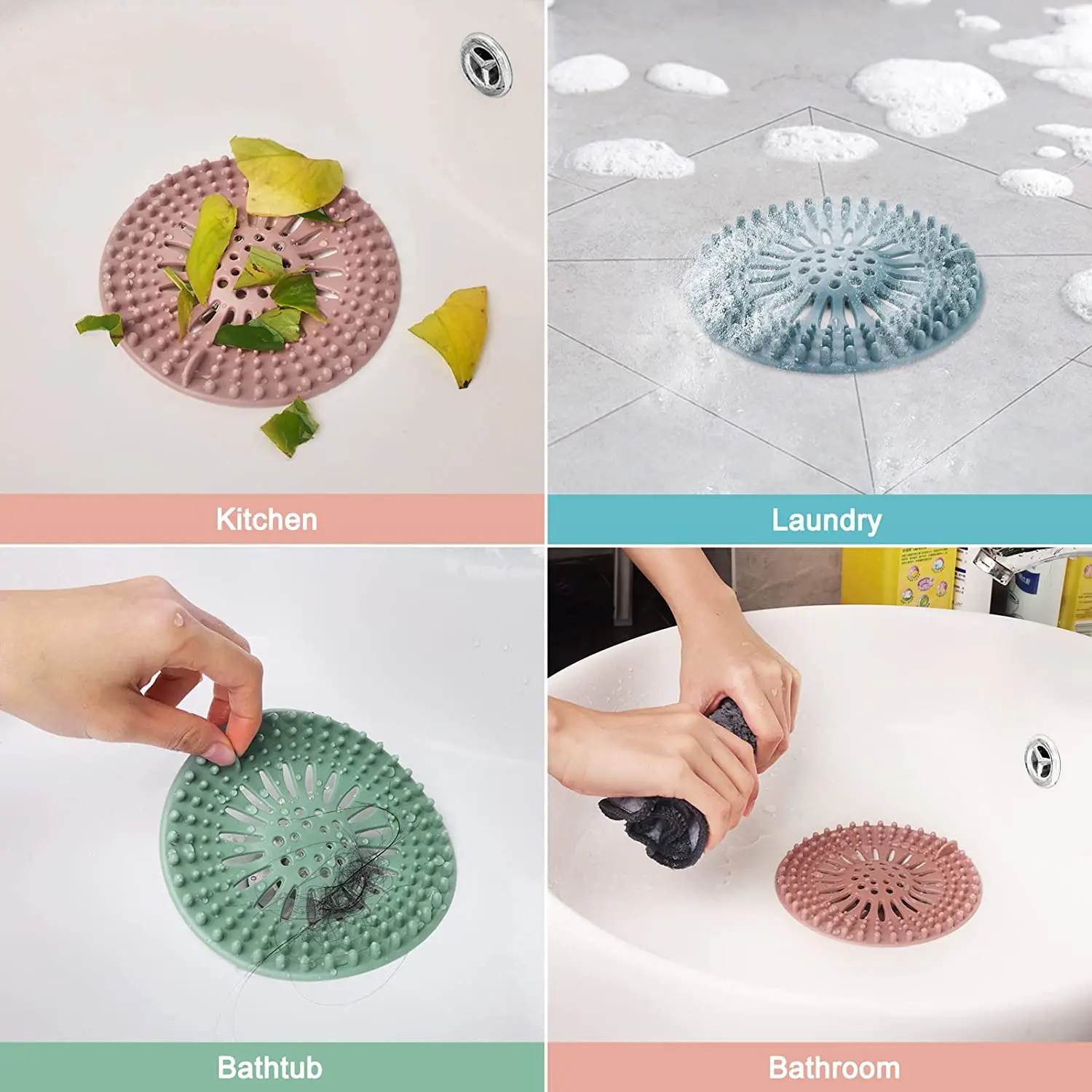 Sink silicone filter to wash vegetables net bag household factory