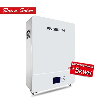 Rosen Solar Lithium Storage Battery 48V 100AH Lifepo4 48V Power wall