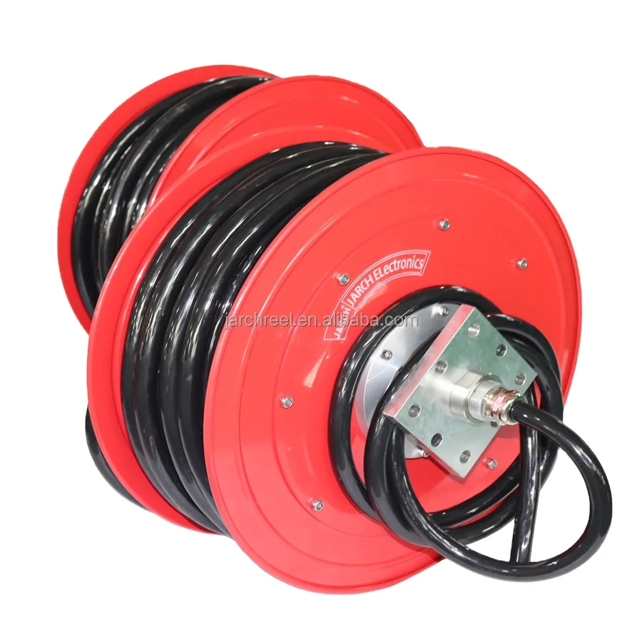 Power rewind cable reels stage cable reels stage use electric reel of