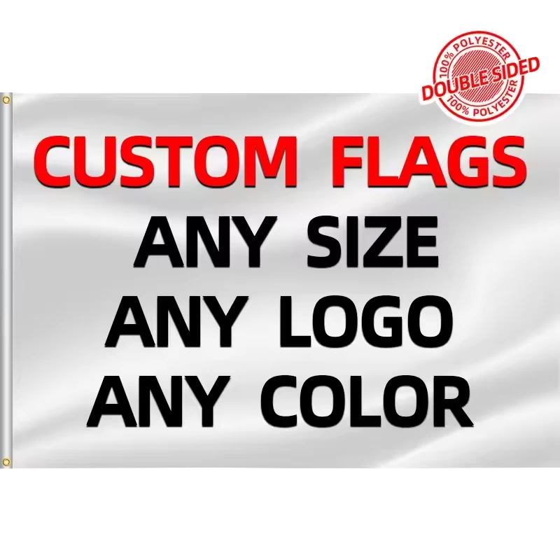 Custom any size flag banner for Outdoor Activities