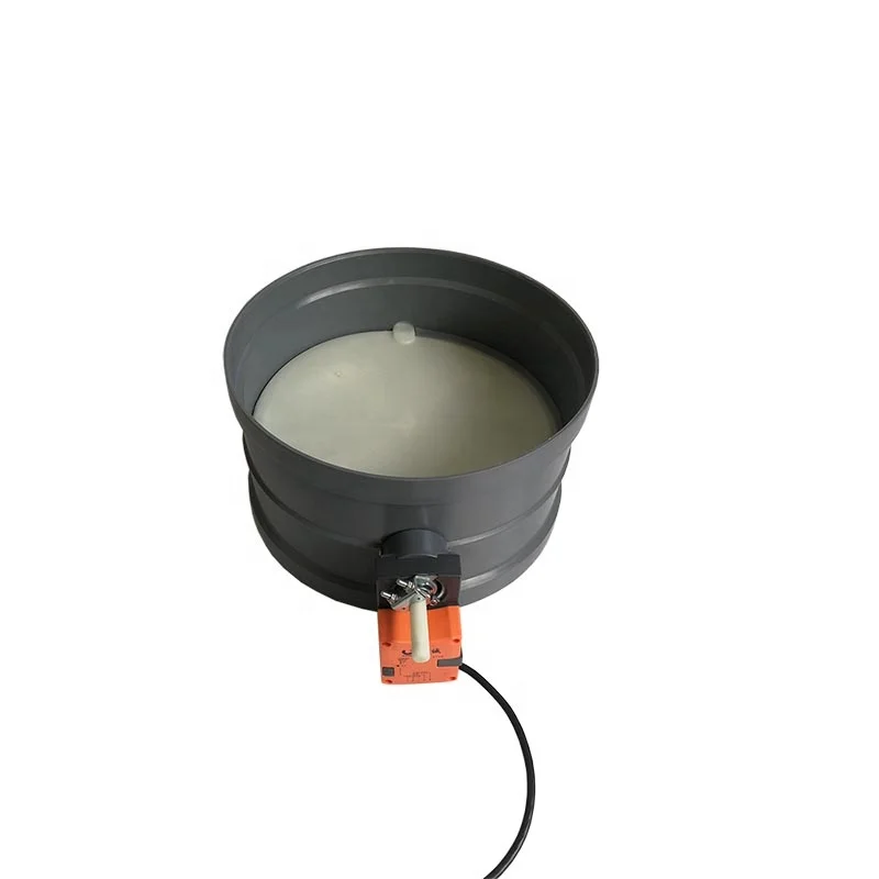 Electric Floating Ball Normally Closed Exhaust Ball Valve Polypropylene Check Valve for Duct Ventilation with Remote Control Pp