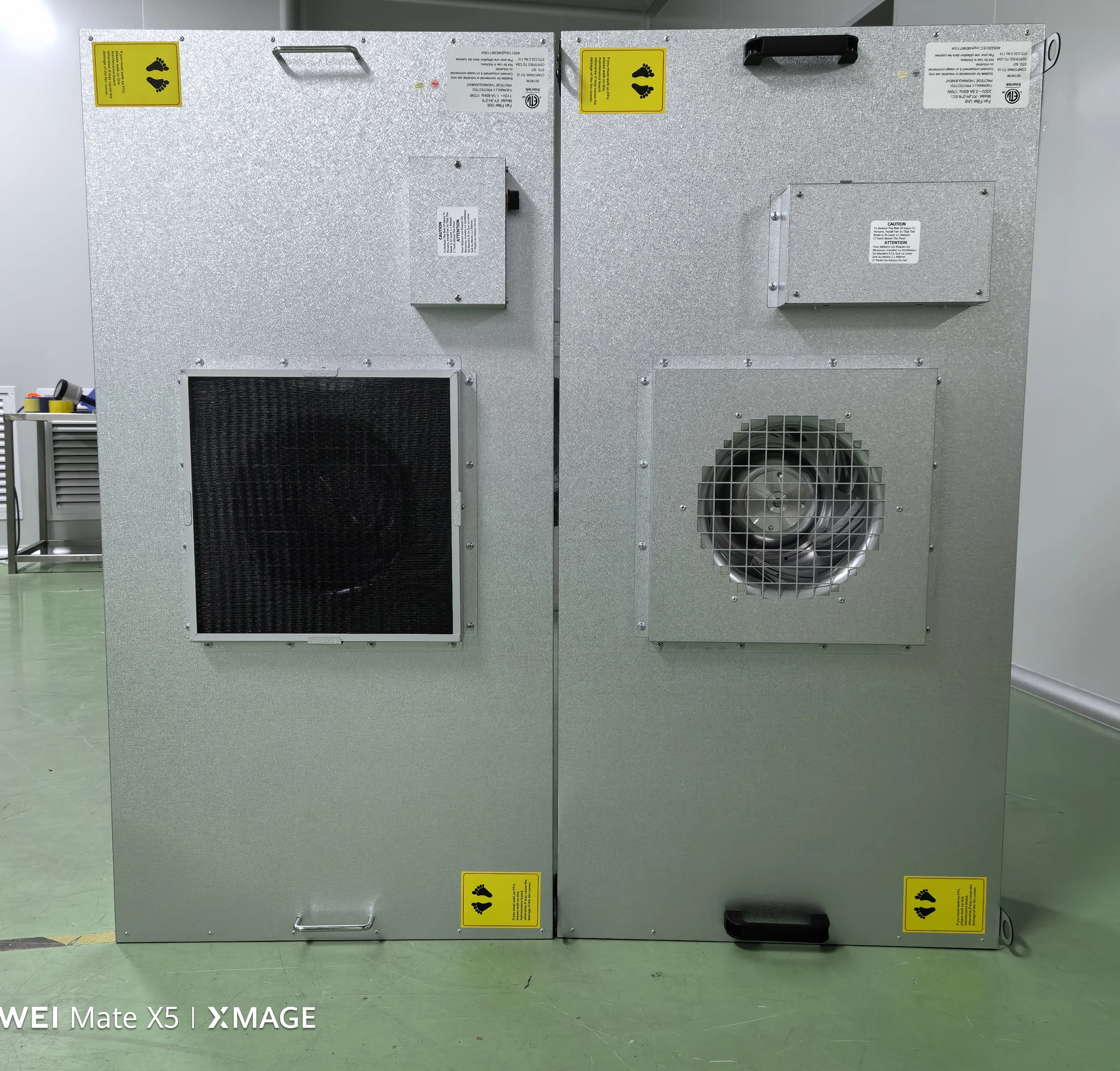 Фильтр для чистой комнаты Hepa FU фильтр вентилятора H14 высокоэффективный 99.99% EC