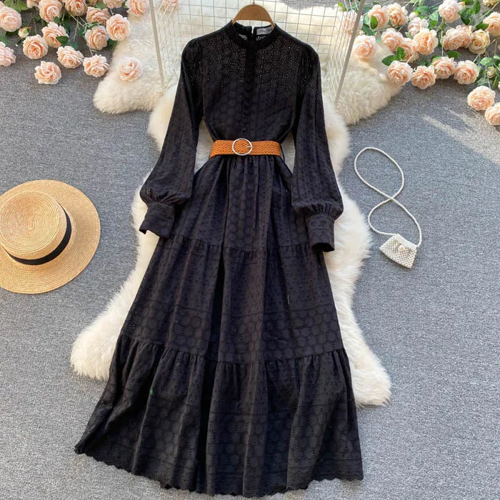 Ly604 New 2022 Korean Chic Solid Color Long Sleeve Slim Waist ...