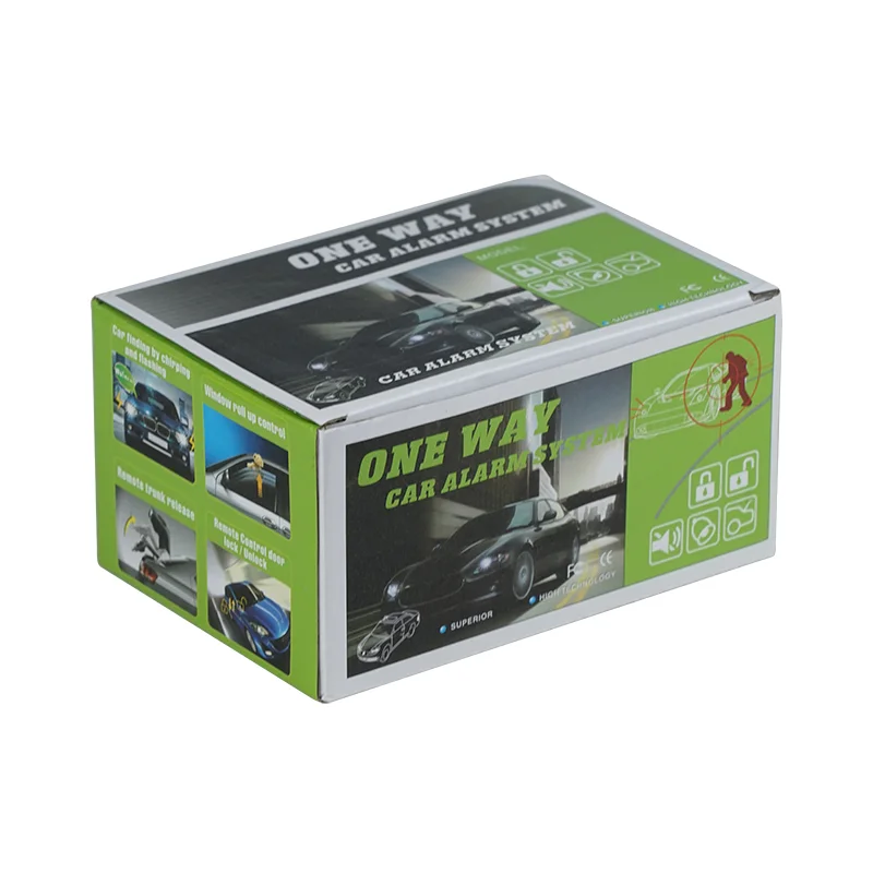 High Quality Car Alarm System One Way Rolling Code Car Security Alarm