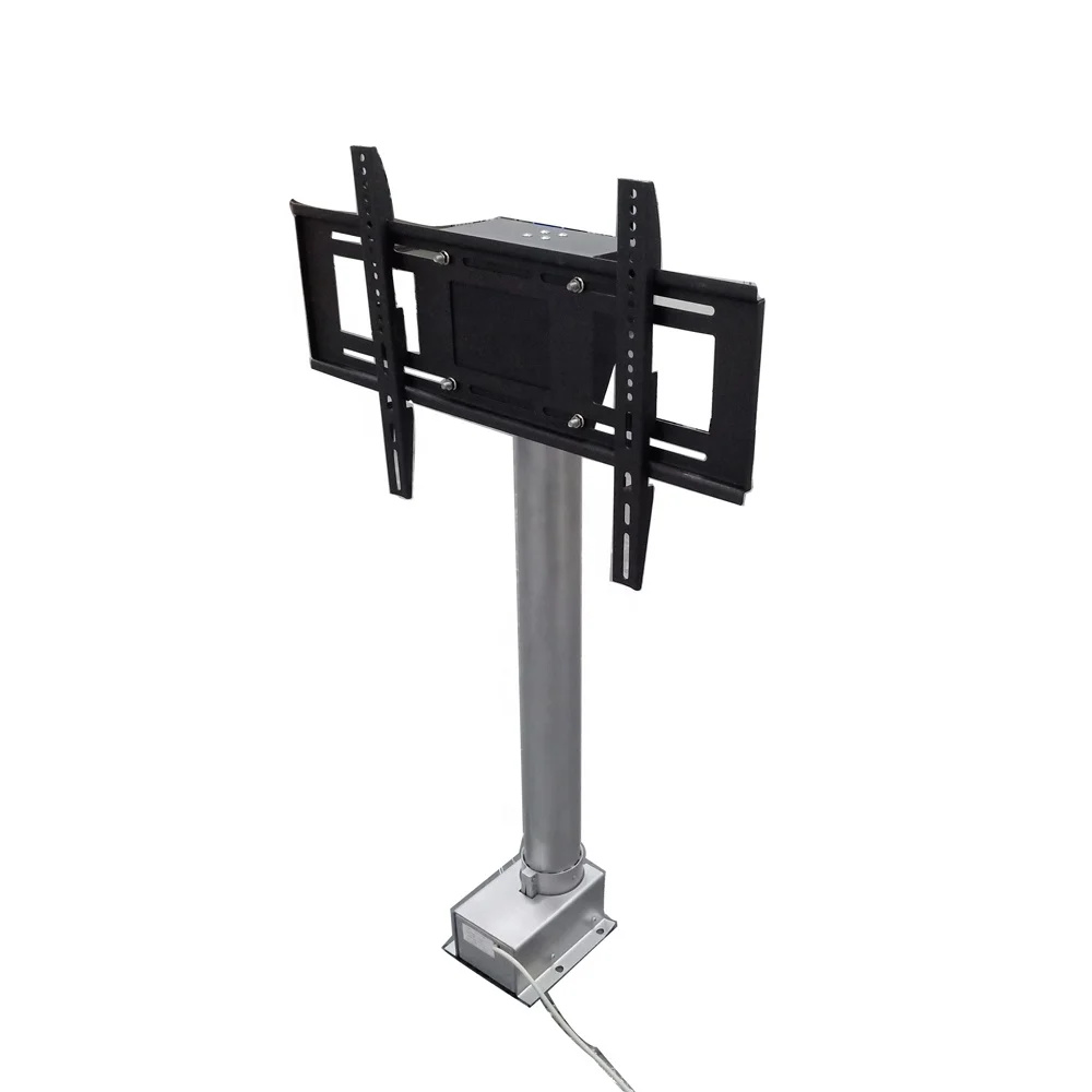 New arrival 12V-24VDC Three-section under bed tv lift kits with 900mm tv lift for home motorized tv lift cabinet