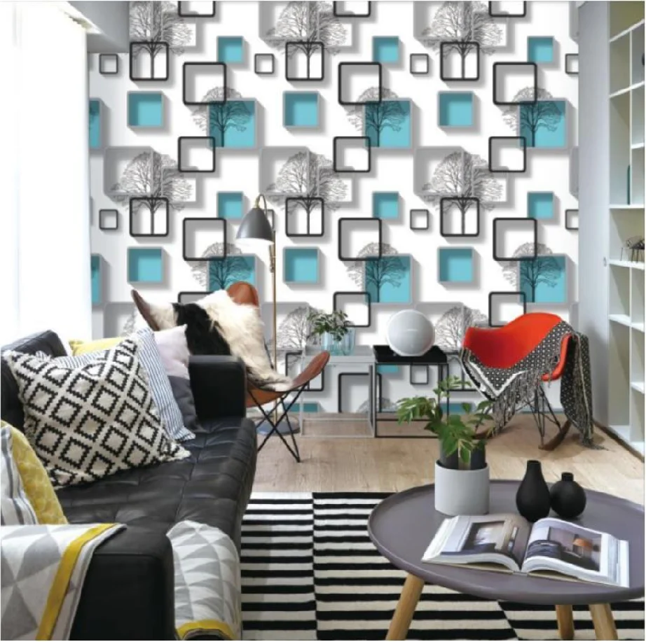 Nordic 3 d  Plain Rolls Home Decoration Home Paste the Wall Wallpaper Adesivo De Parede Wall Sticker Paper for Bedrooms