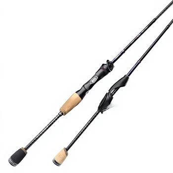 Qingxiu General Use Luya Pole Full Fuji Ring Worm Pole Carbon Far-cast Perch Mandarin Fish Spinning Cork Handle 2-Piece – Soft Lure – view 3