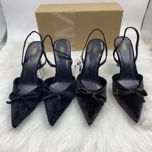 QuiteS 2026 New High Heels Sandals for Women Thin Heels Sexy Club Style with Outdoor Feature and Pointed Toe Design