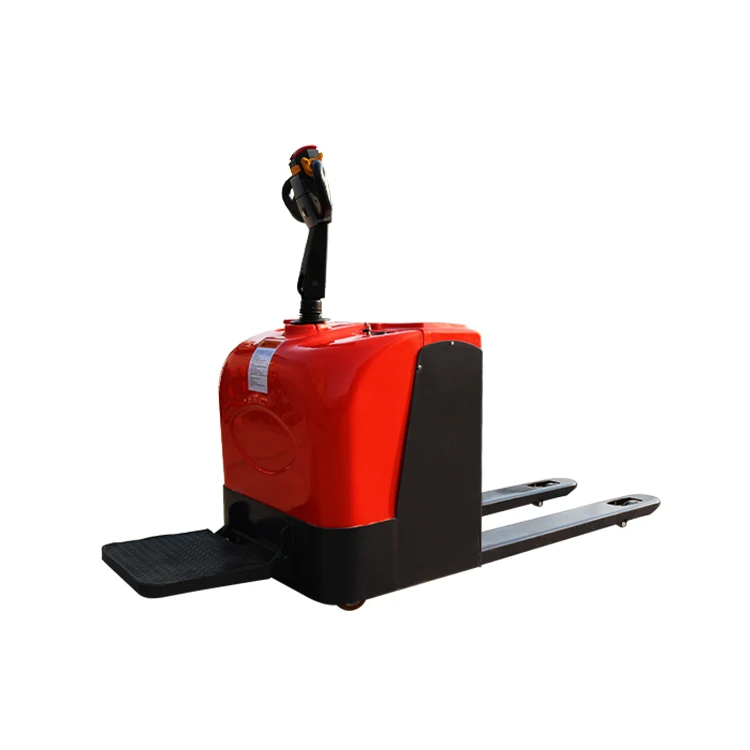 Stand on type Full Electric Pallet Jack completely liberate manpower electric pallet trolley famous brand in china high quality