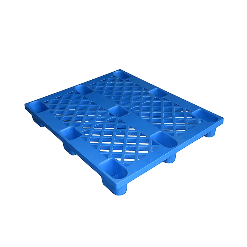 1300*1100*145 mm  High quality food grade one side  4-Way Entry Type plastic pallet with 9 legs