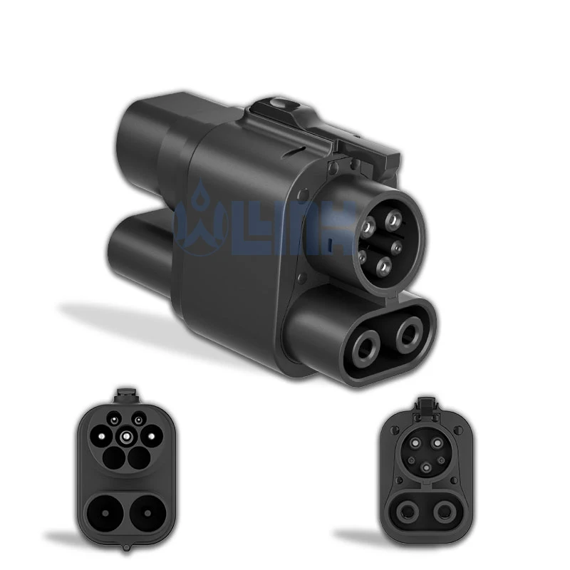Factory Direct 200kw DC Charging Adapter CCS2 to CCS1 EV Connector Fast Charging Ccs2 to Ccs1 Adapter