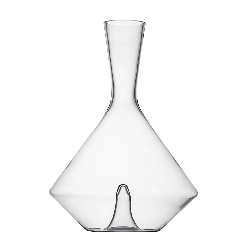 2700ml Finger Decanter  a Unique Transparent Crystal Glass Large Belly 90oz Large Capacity Wine Decanter