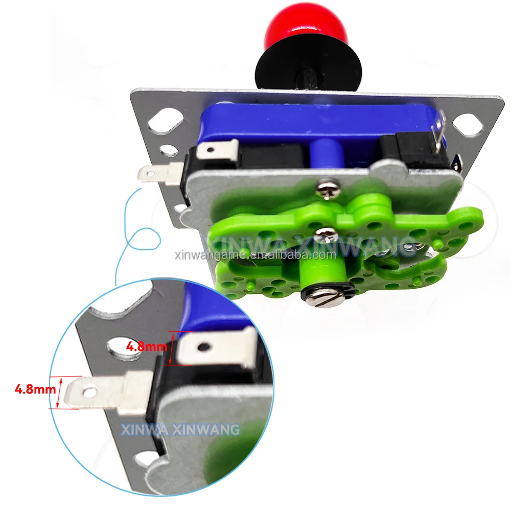 ZIPPY Joytsick Arcade Game Controller 2/4/8 Way Adjustable Restrictor Pandora Box Tablero Pinball Coin Pusher Long Short Shaft