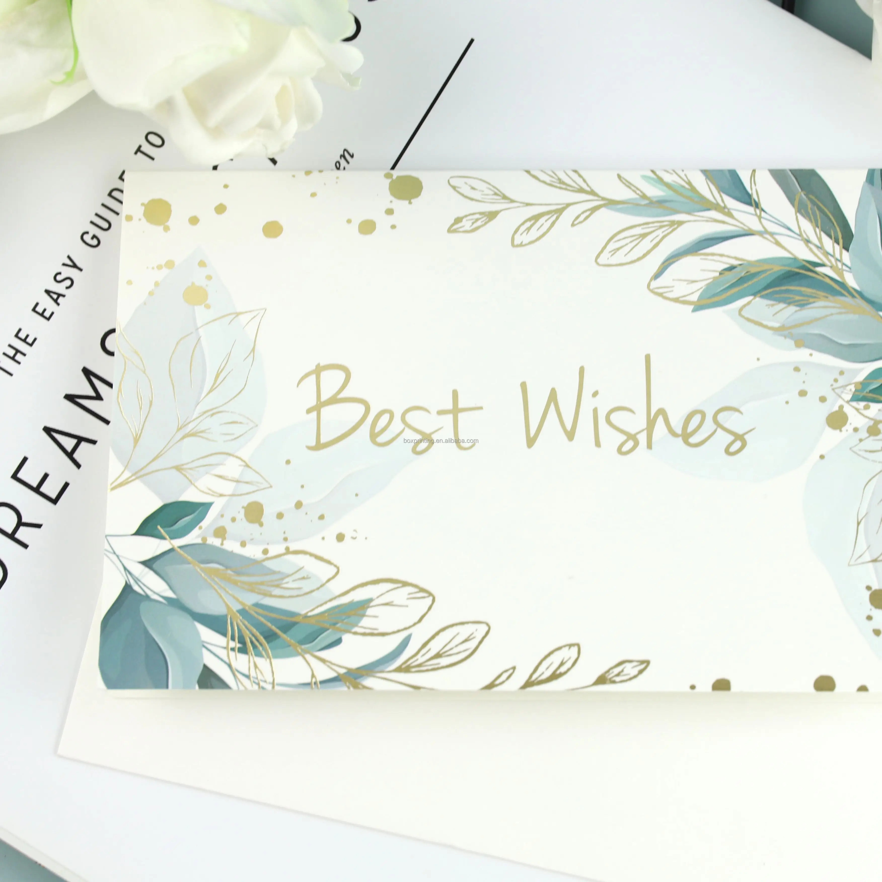 Полноцветная офсетная печатная открытка на заказ