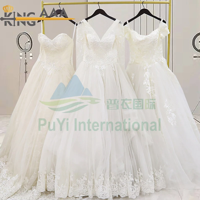 Thailand Fashion Women White Second Hand Wedding Dresses Bridal Gowns