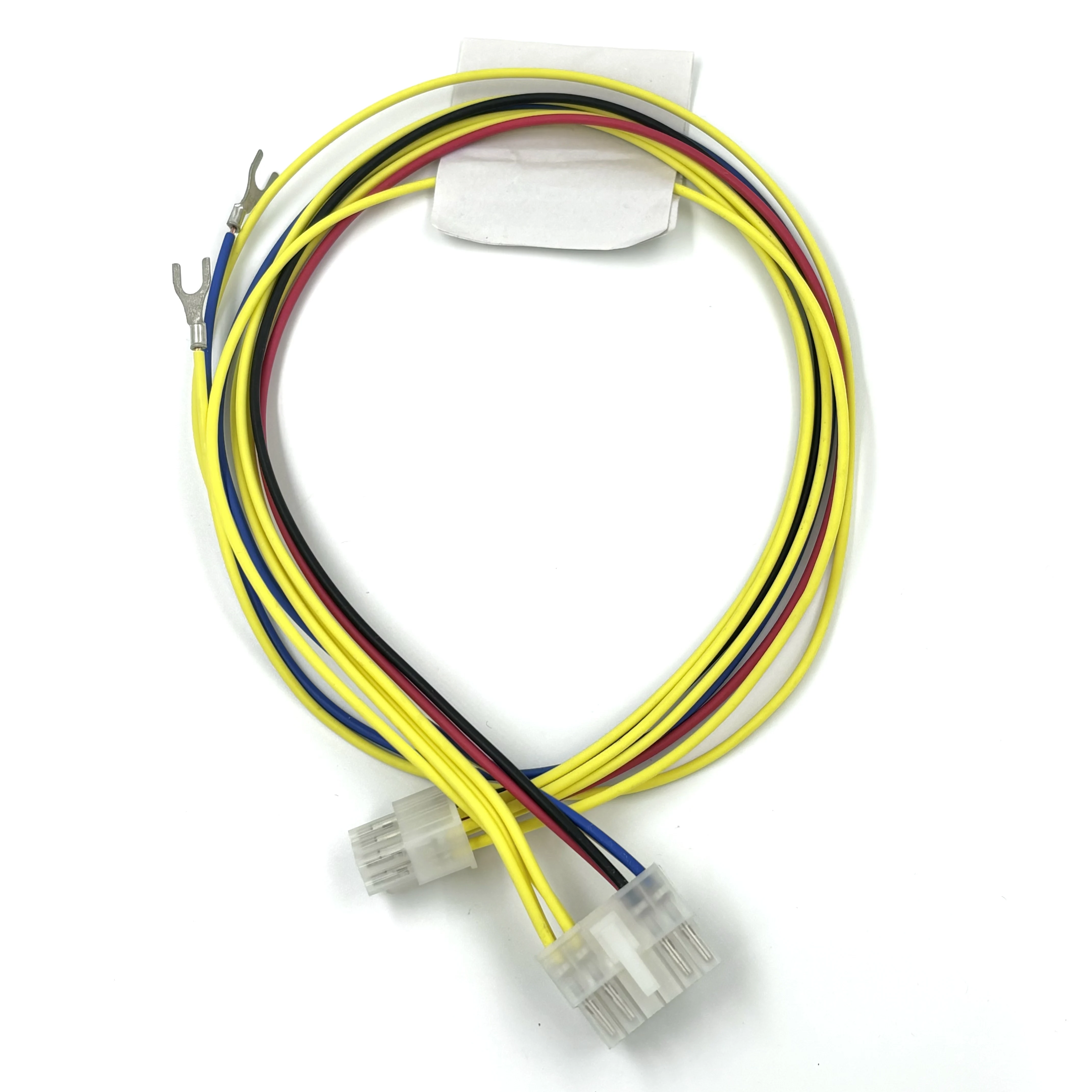 product custom 6 pin terminal cable tail with 32 grounding piece pvc  nylon insulated wiring harness for automobile  electronics-0