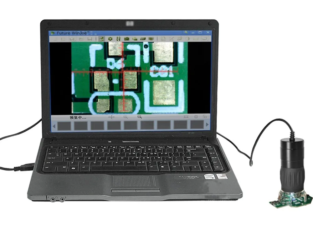 MDA2000 USB Digital Microscope 240X Magnification 8 LEDs Without Stand  Portable Handheld Inspection Magnifier