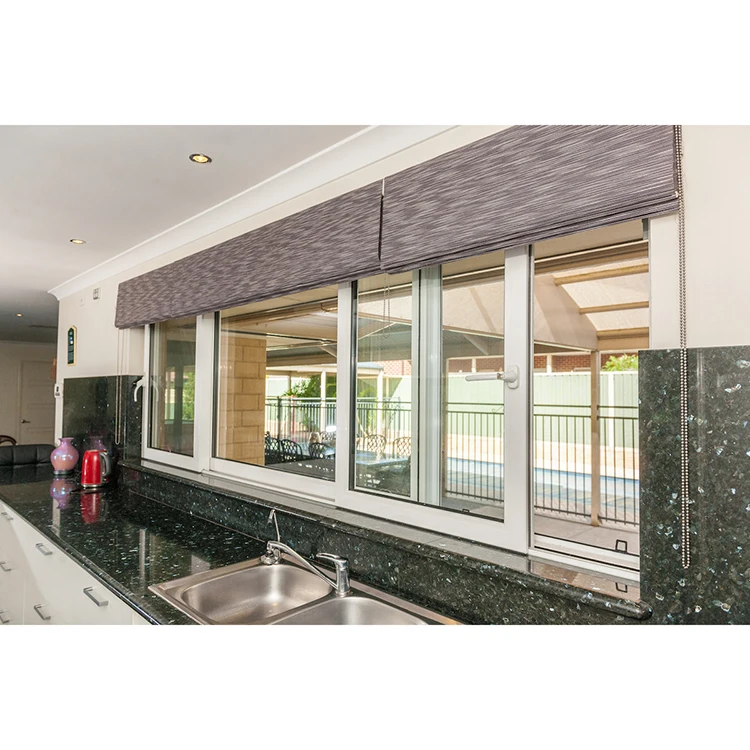OEM Horizontal Sliding Window Screen Ventanas De Aluminio Aluminum Sliding Window with Horizontal Opening