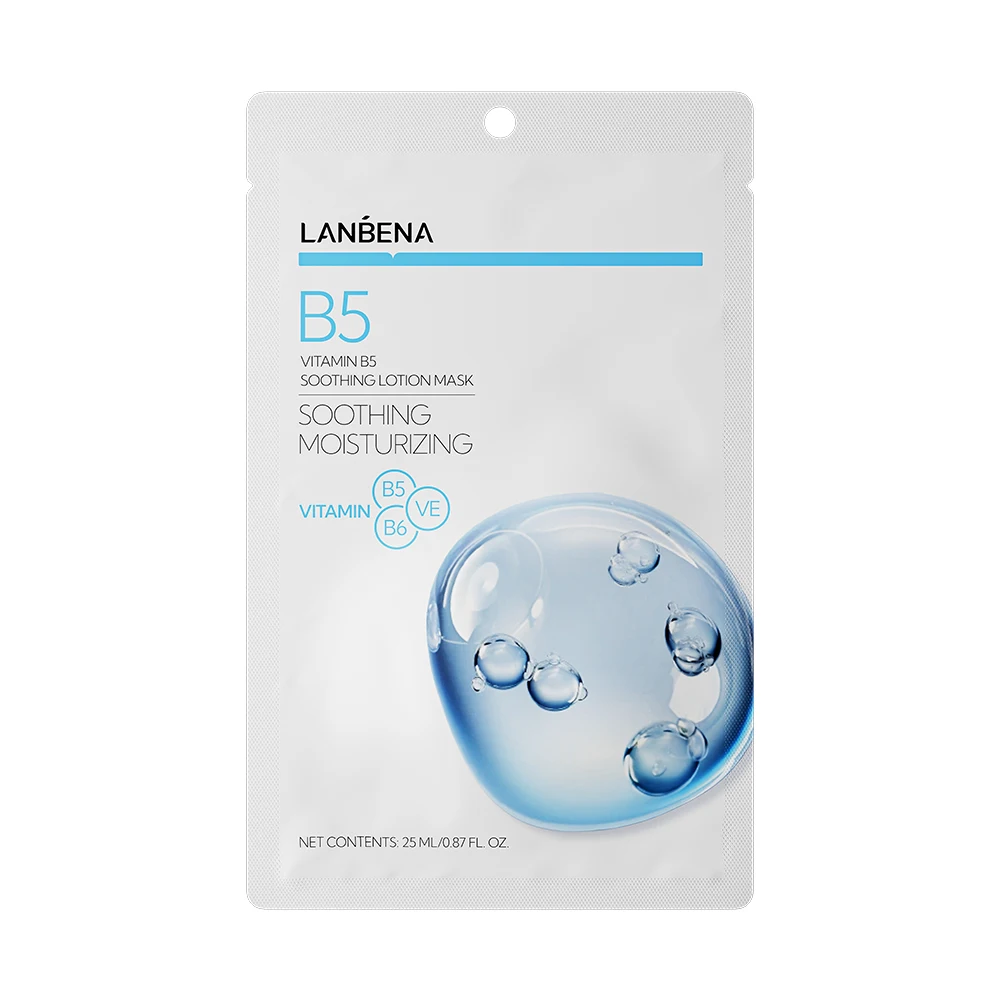 LANBENA Hot Sales VITAMIN B5 Collagen Face Sheet for Women Facecare Mask for Skin