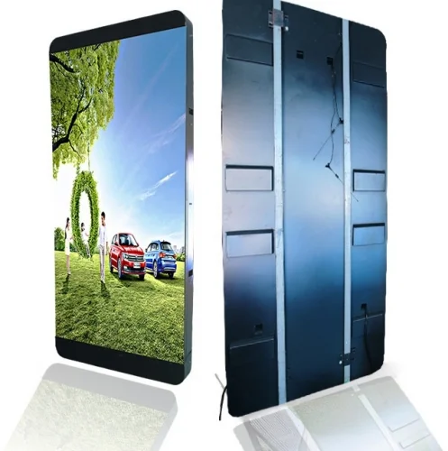 5000nits Street Led Pole Screen SMD3528 IP43 P3 P4 P5 P6 For Advertising