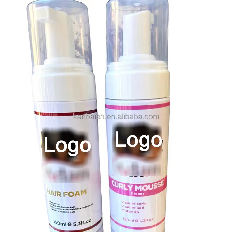 Factory Supply Professional Cheap Low Moq Enhance Natural Long Lasting Custom Private Label Foam Curly Hair Mousse