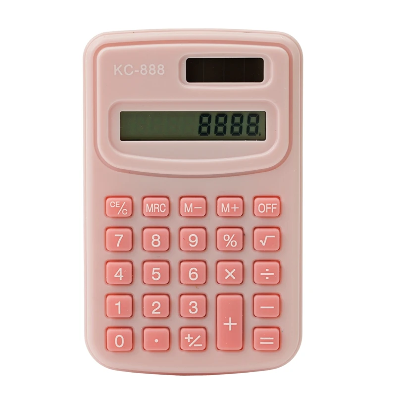 2024 New Small Calculator Silent Mini Version Learning Auxiliary Portable Multifunctional Scientific 8 Digits Calculator