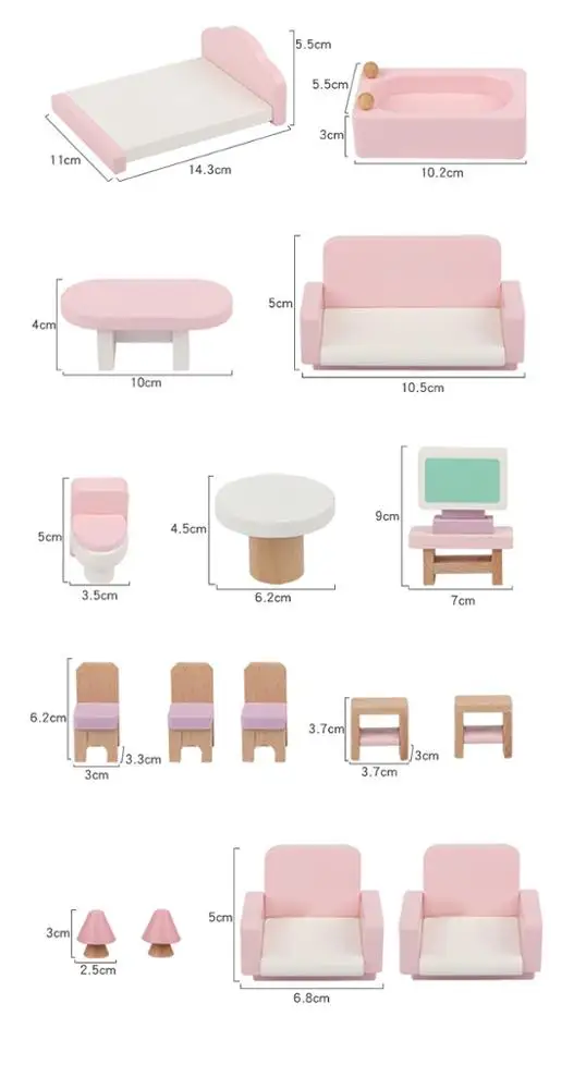 22 шт.; Оптовая продажа; Детское нижнее белье для девочек розового цвета с рисунком вид картонной картинкой играющих детей деревянный кукольный домик миниатюрная мебель игрушка