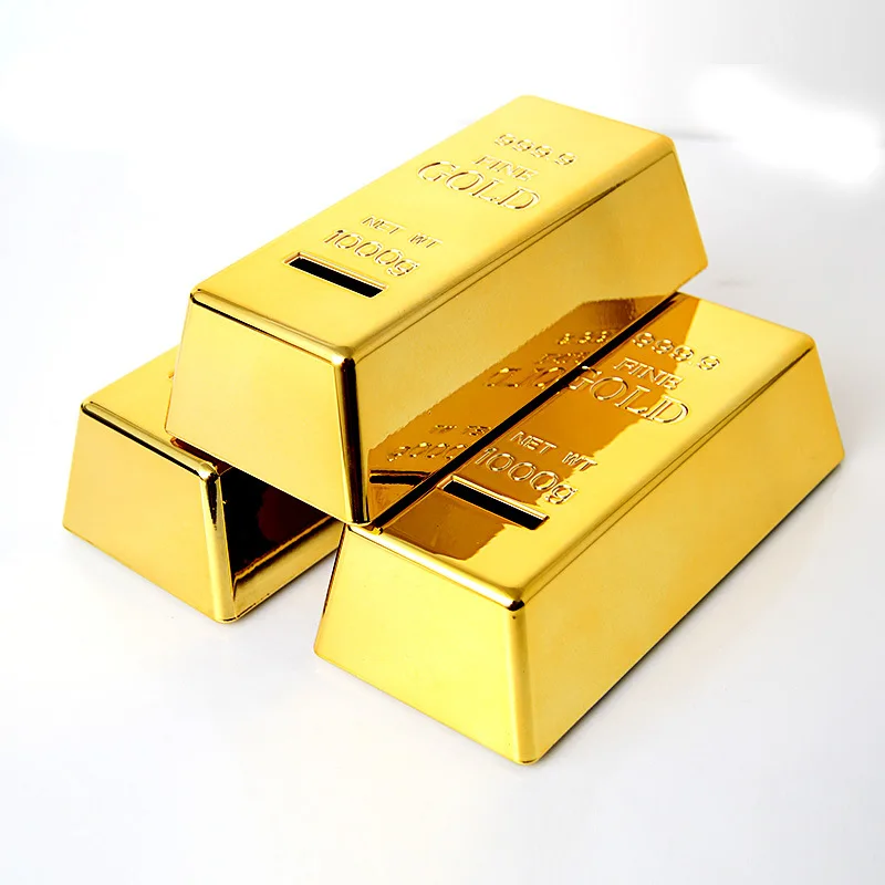 Simulated Creative Gold Bars - Eco-Friendly Plastic Gifts
