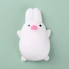 Conejo blanco feliz
