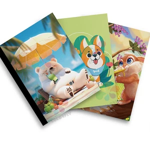 Hot Selling and Cheap Price A5 Size School Notebook  18x24cm Ivory Paper Cover 100sheets Ruled  Line Exercise Book