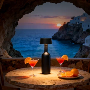 champagne Bottle Led Lights Portable Solar-Powered Waterproof Wine Bottle Table Lamp Bottle Light