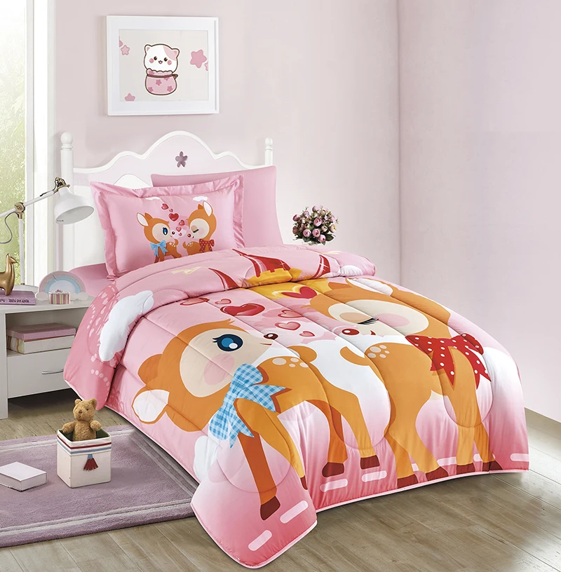 100 Cotton Kids Bedding Printed Bed Sheet Wholesale Cheap Duvet Cover