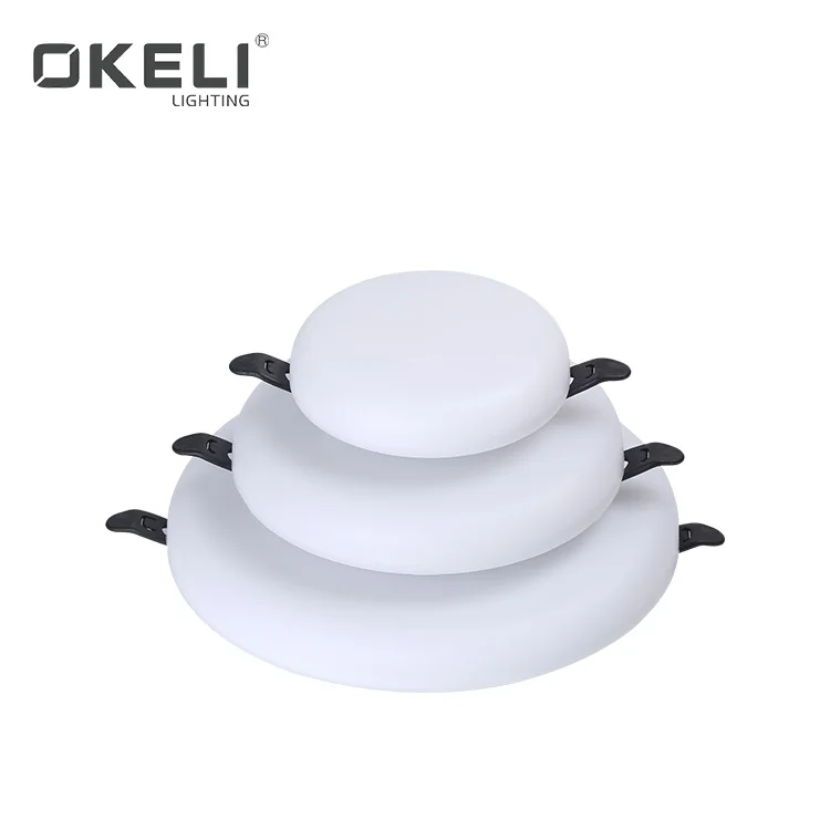 OKELI Factory price indoor lighting ip20 24w boundless free led panel light