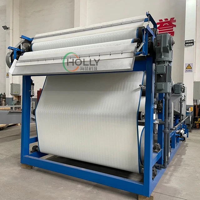 Belt Filter Press for Sludge Dewatering Machine and Sludge Thickening