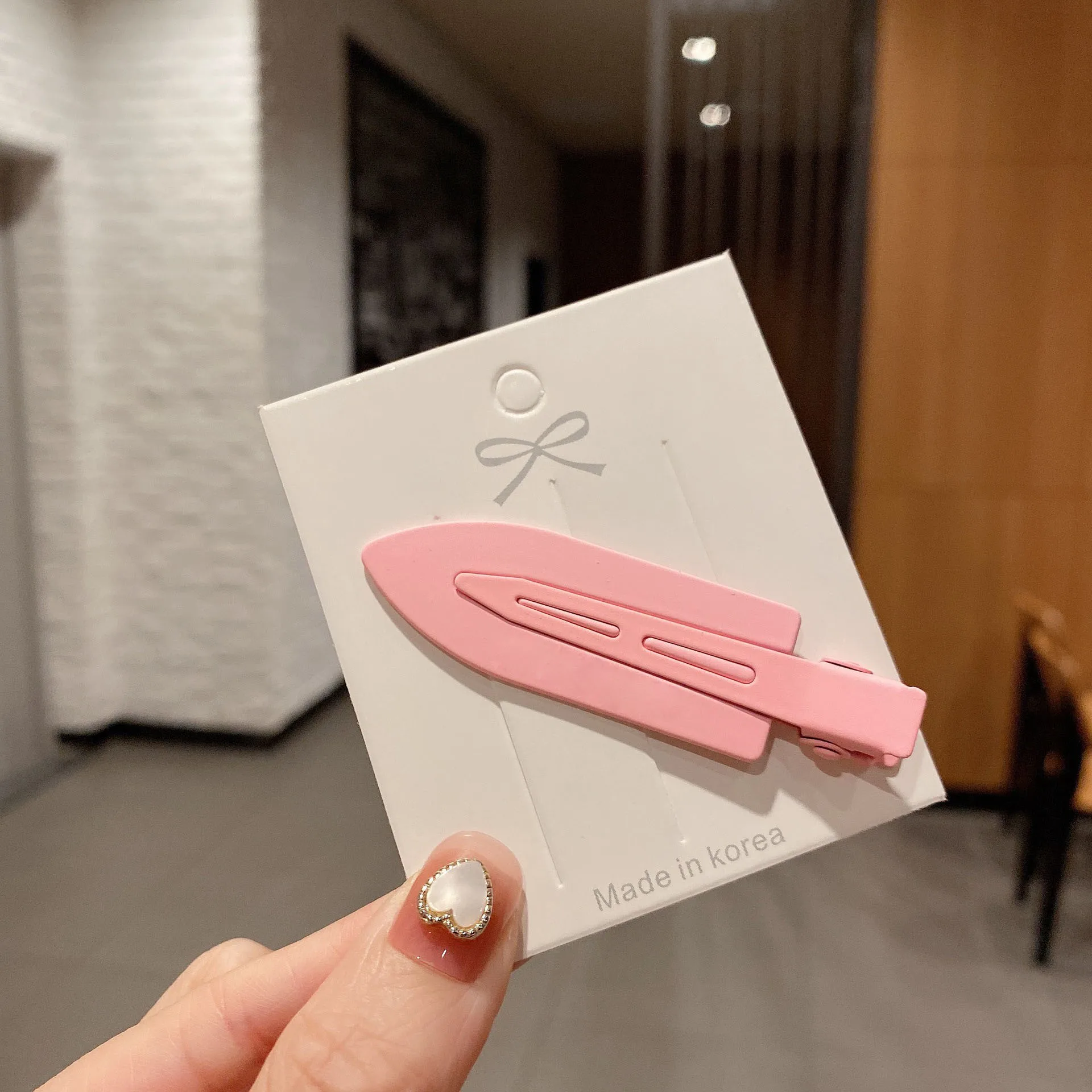 Индивидуальная металлическая бесшовная шпилька карамельного цвета удобные негнутые складки заколки для волос макияжа девочек