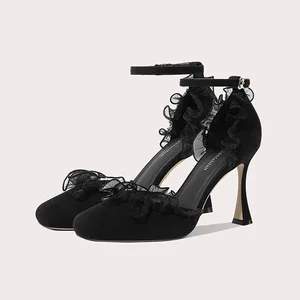 High Heel Sandals for Women One-strap Sandals Ladies Trekking Sandals