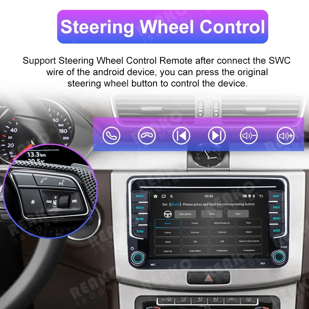 Android Car Radio Stereo Player 7'' Original Car Style for Volkswagen VW Golf 5 Polo Passat B6 Touran Polo Sedan Tiguan Jetta