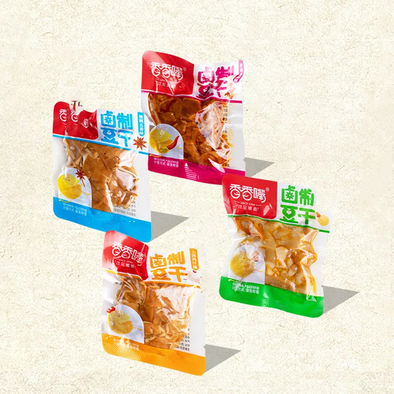 Dried Bean Curd Snacks Exotic Snacks Four Flavor Instant Tofu Snack
